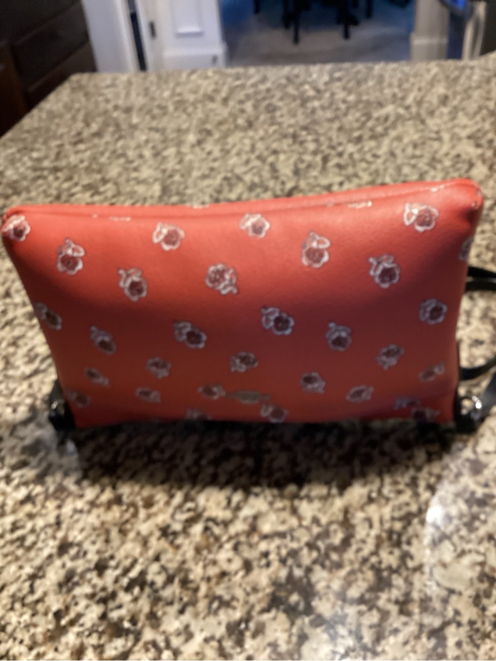 Coach Coral Floral Crossbody with Black Strap - Picture 2 of 3
